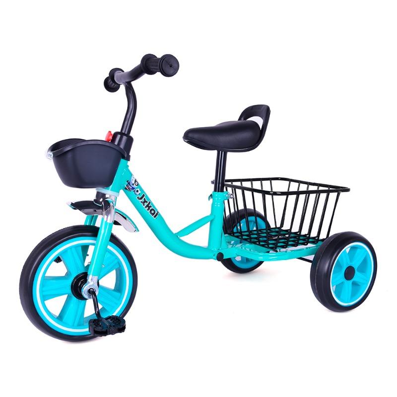 دراجة ثلاثية العجلات فيرست ستيب 019 مع سلة بلاستيكية خلفية