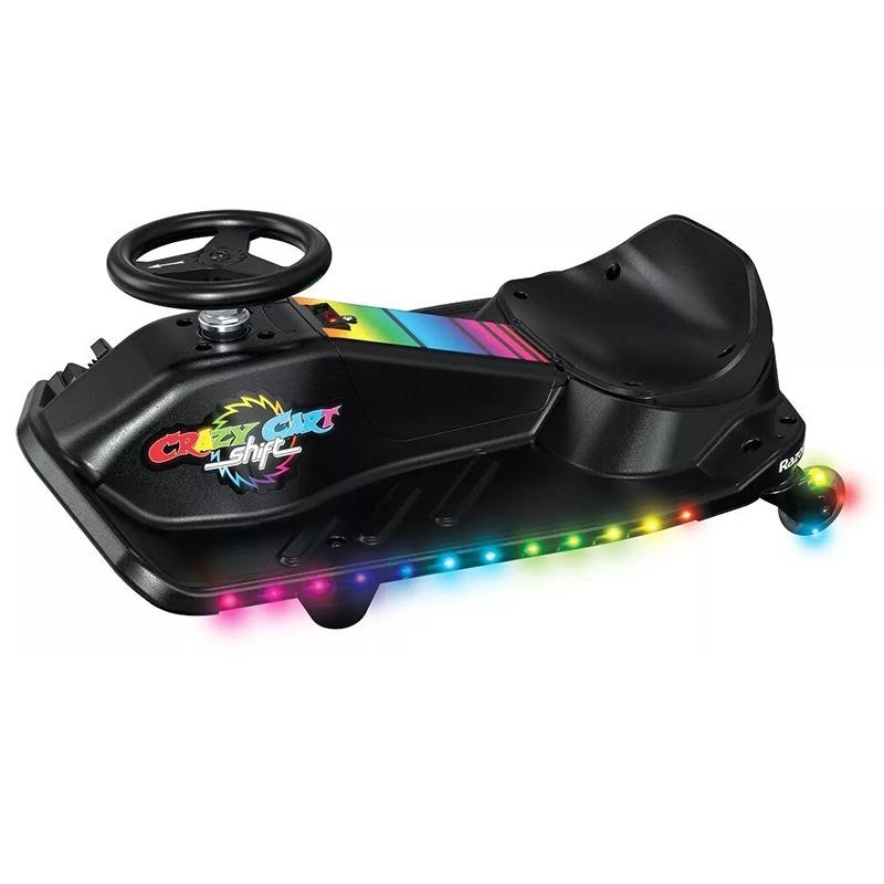 Razor Crazy Cart Shift Lightshow - Black
