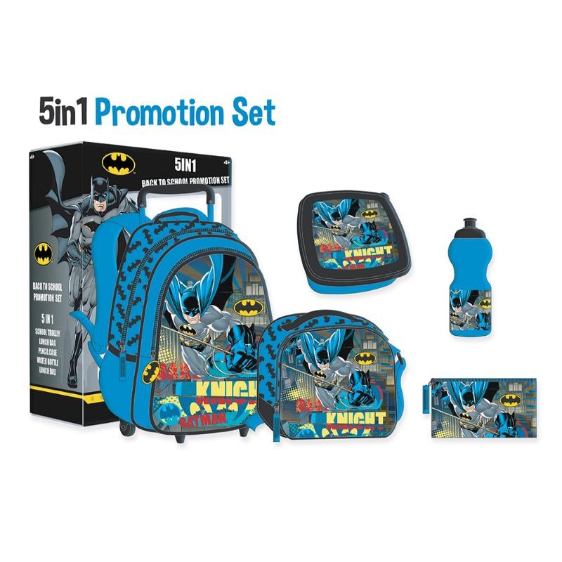 Batman Backpack Set 5 in 1