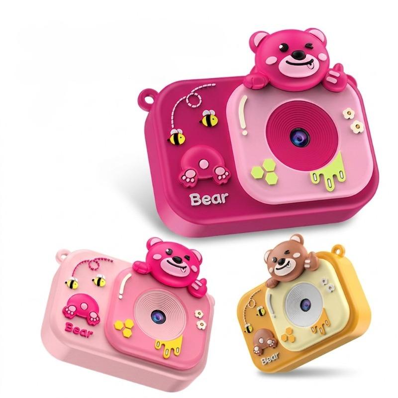 2.0 Inch Kids Camera - Pink Bear