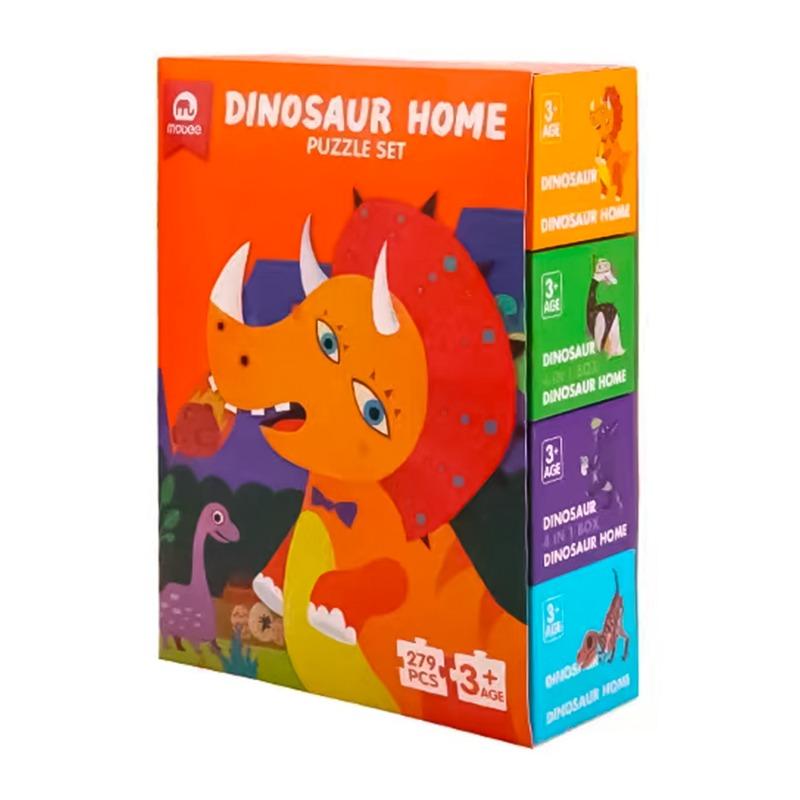Dinosaur Home Puzzle Set