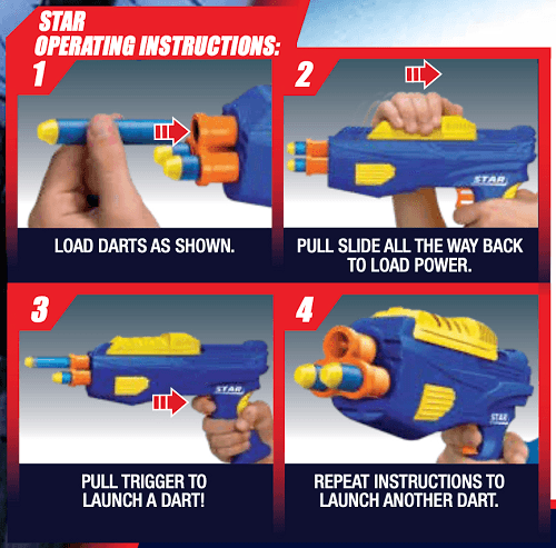 إير وريورز - مسدس تارجت اند ستار بلاستر