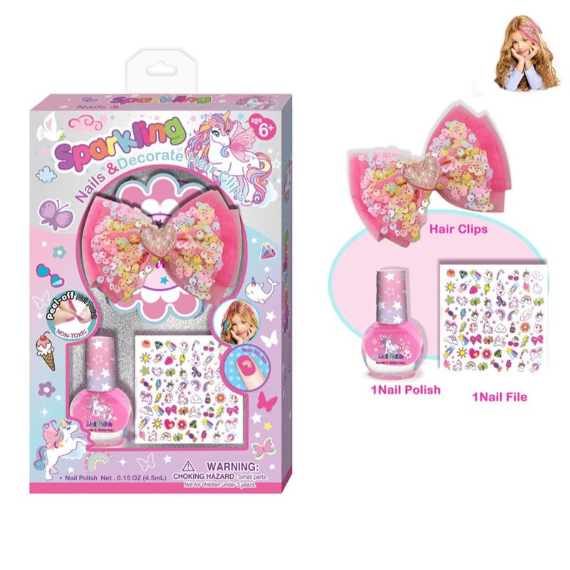 Pecoware Sparkling Nails And Decorate Hair