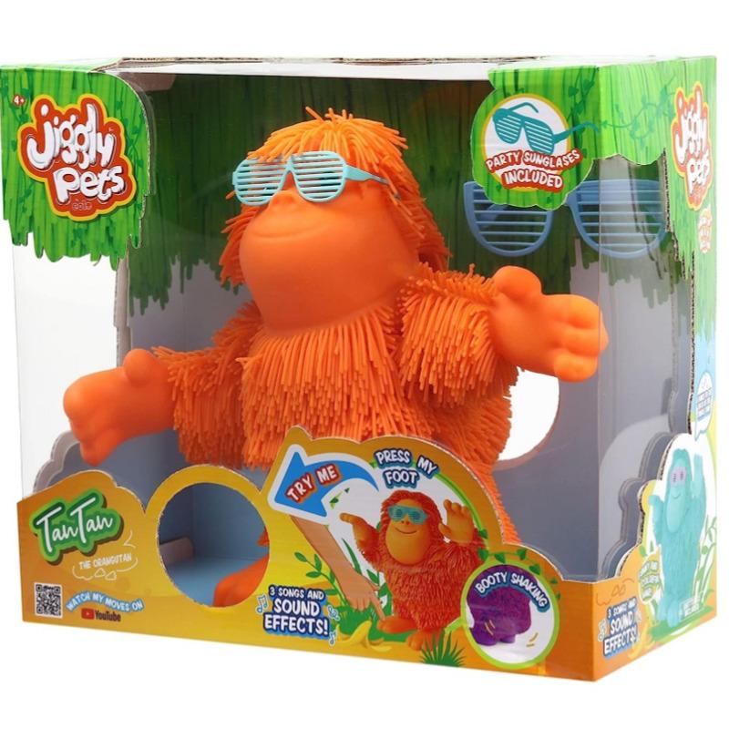 جيجلي بيتس - تان تان أورانجوتان الراقص المطاطي
