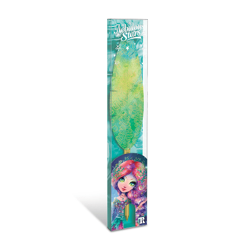 Nebulous Stars Feather Quill Pen Aqua Water 2