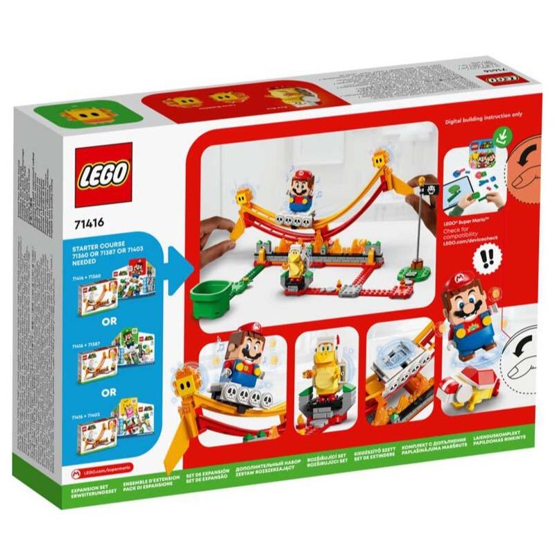 LEGO Super Mario Lava Wave Ride Expansion Set Building Toy Set - 218 Pcs
