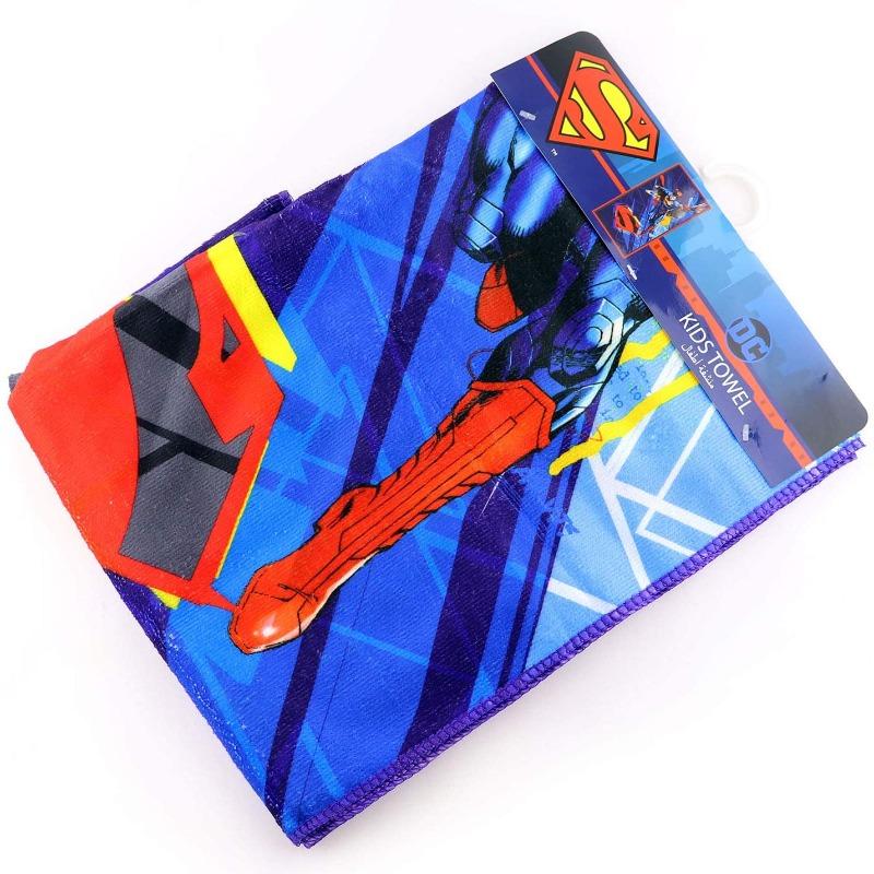 Warner Bros DC Comics Superman Microfiber Beach Towel 55 x 110 cm - Blue
