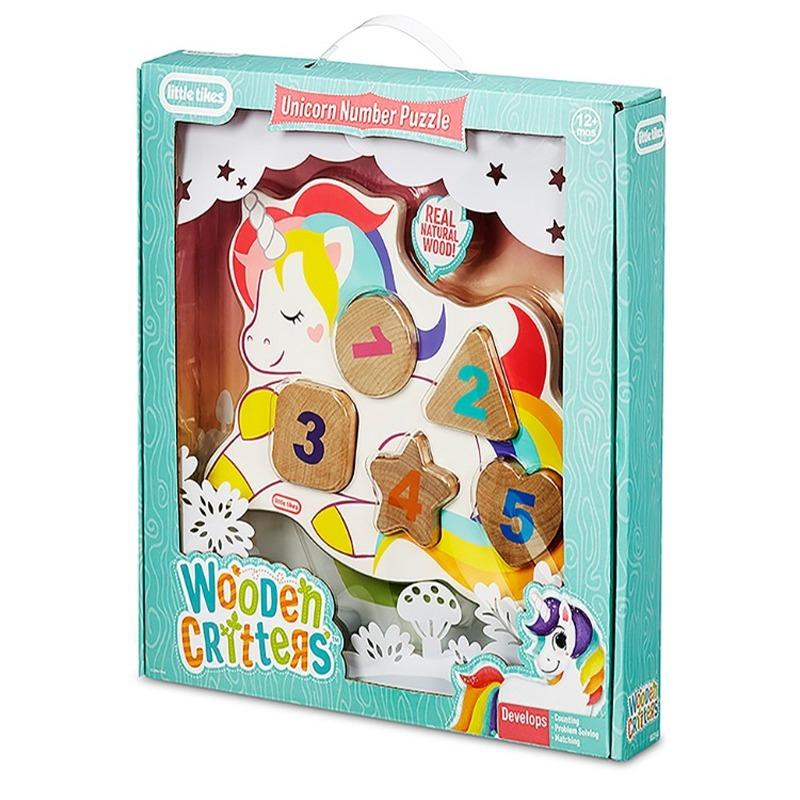 Little Tikes Wooden Critters Number Puzzle