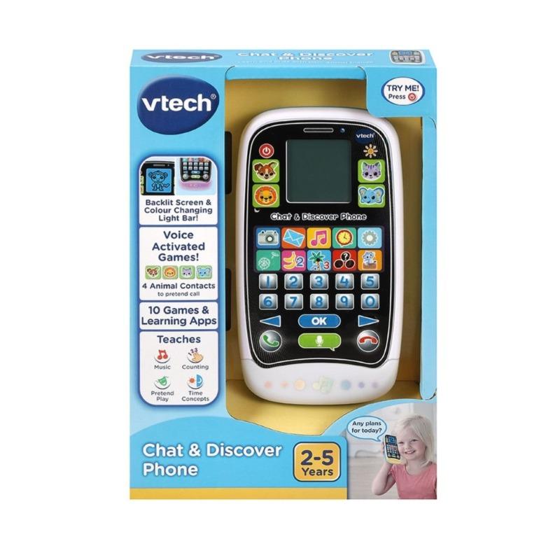 VTech Chat And Discover Toy Phone with Light Up Screen