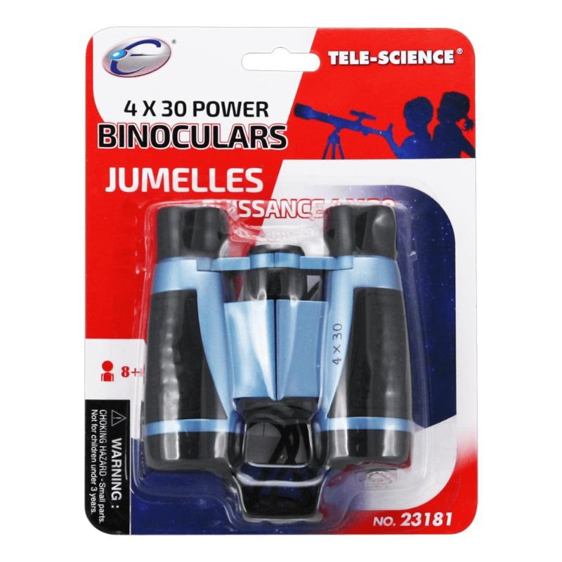 تيلي ساينس - منظار كهربائي 4x30 - لون أزرق