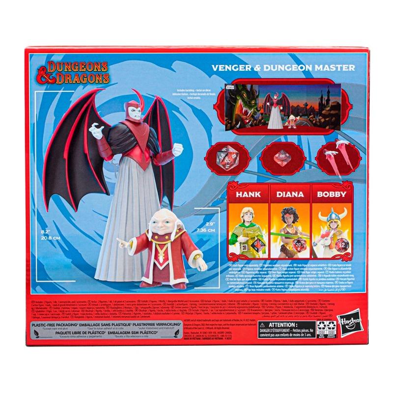 Dungeons and Dragons- Classic Dragon Castle with 2 figures