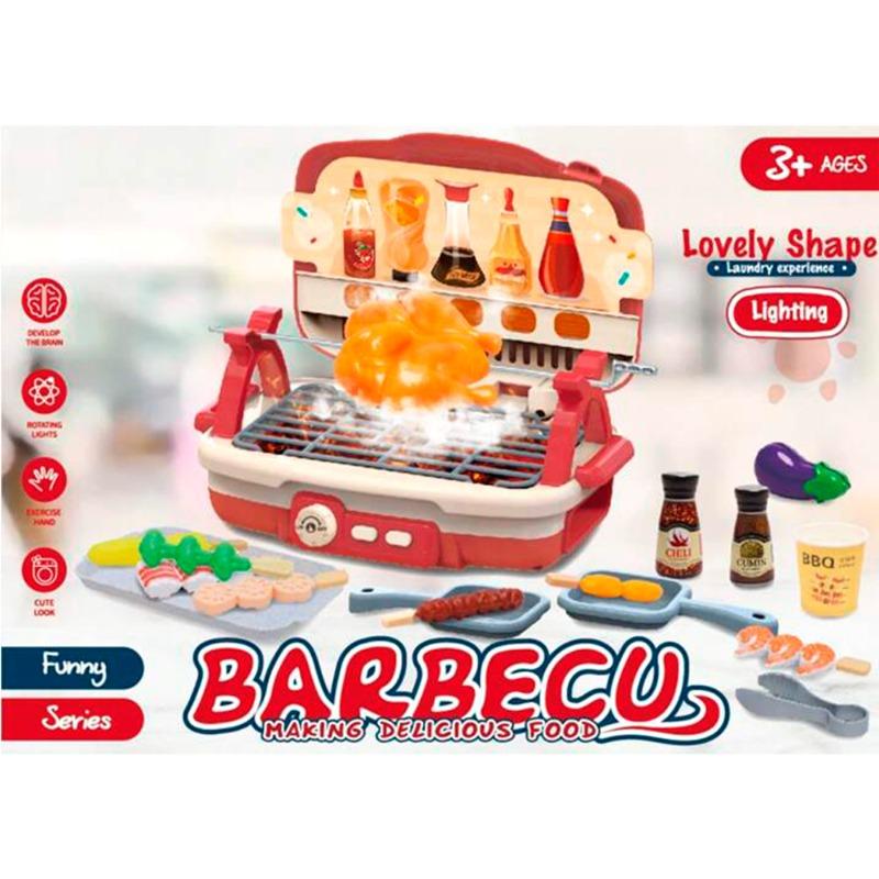 مجموعة لعب فرن الشواء مع ضوء و موسيقى