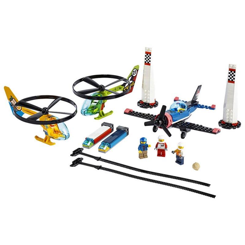 LEGO City Airport Air Race Toy Plane and Helicopters Set