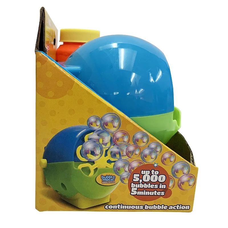 آلة إطلاق الفقاعات بلون أزرق وأخضر