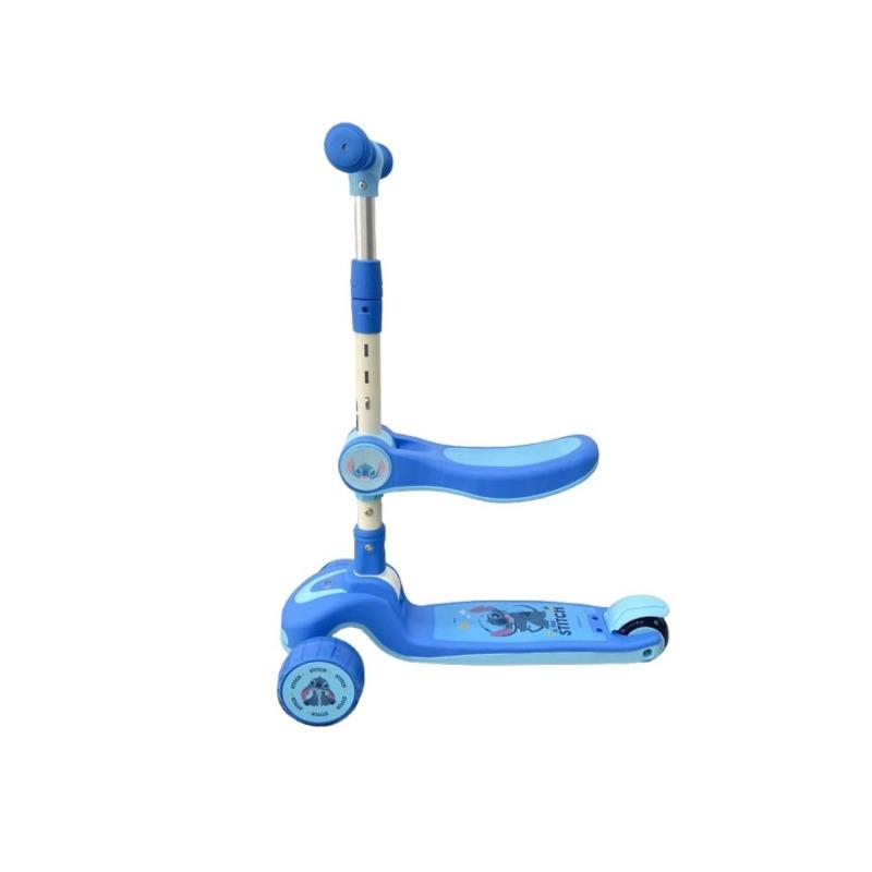 Disney Stitch 2 In 1 Foldable Scooter for Kids