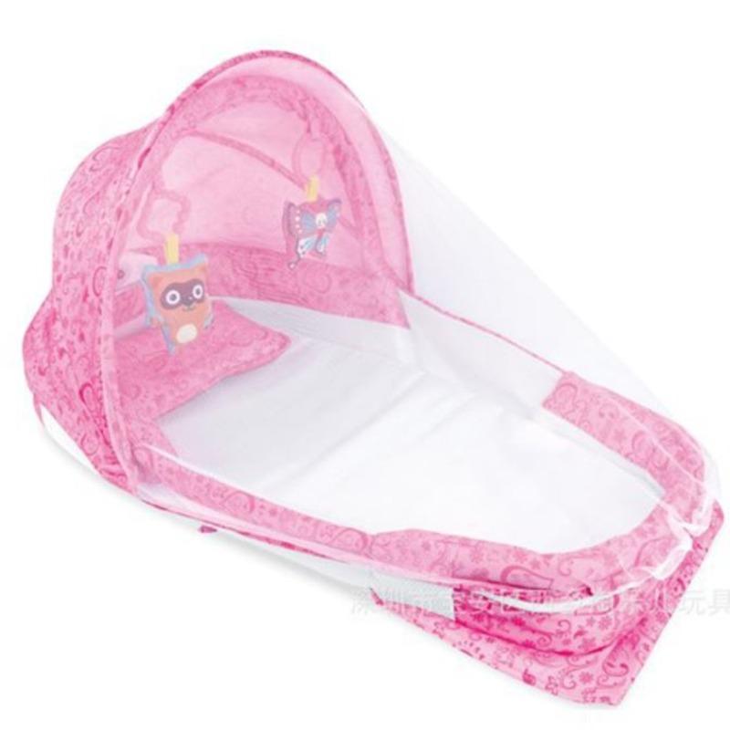 آي بيبي سرير أطفال محمول مع ناموسية