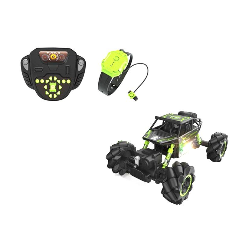 سيارة دريفت كليمبينج مع موسيقى وضوء بجهاز تحكم عن بعد لون أخضر