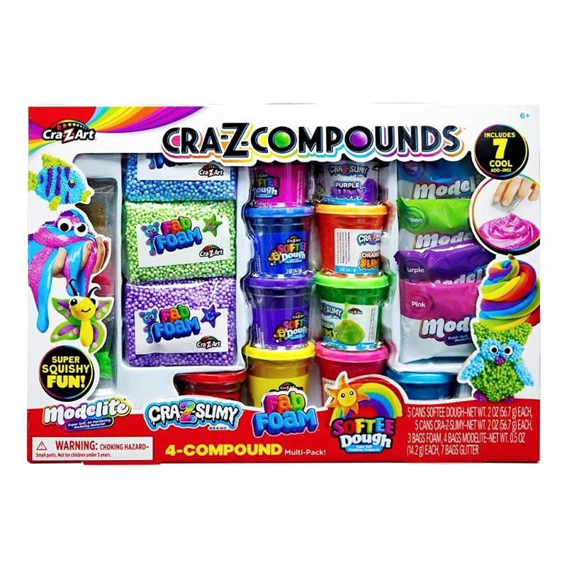 Cra-Z-Art Compounds Activity Dough Playset With 7 Accessories
