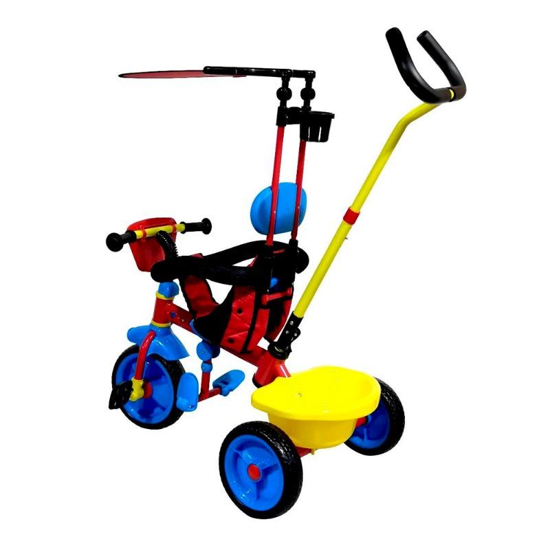 ديزني - دراجة ثلاثية سترول آند ترايك 3 في 1 بتصميم ميكي ماوس