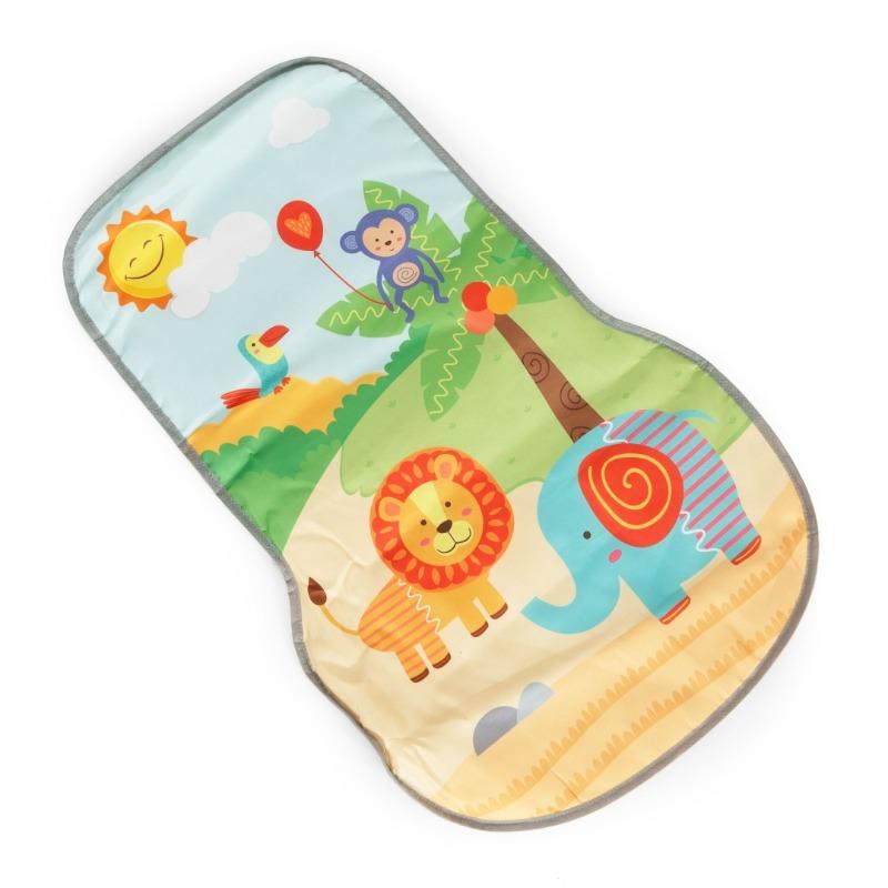 هوانجر - 2 في 1 مشاية وبساط مع بيانو موسيقي للأطفال