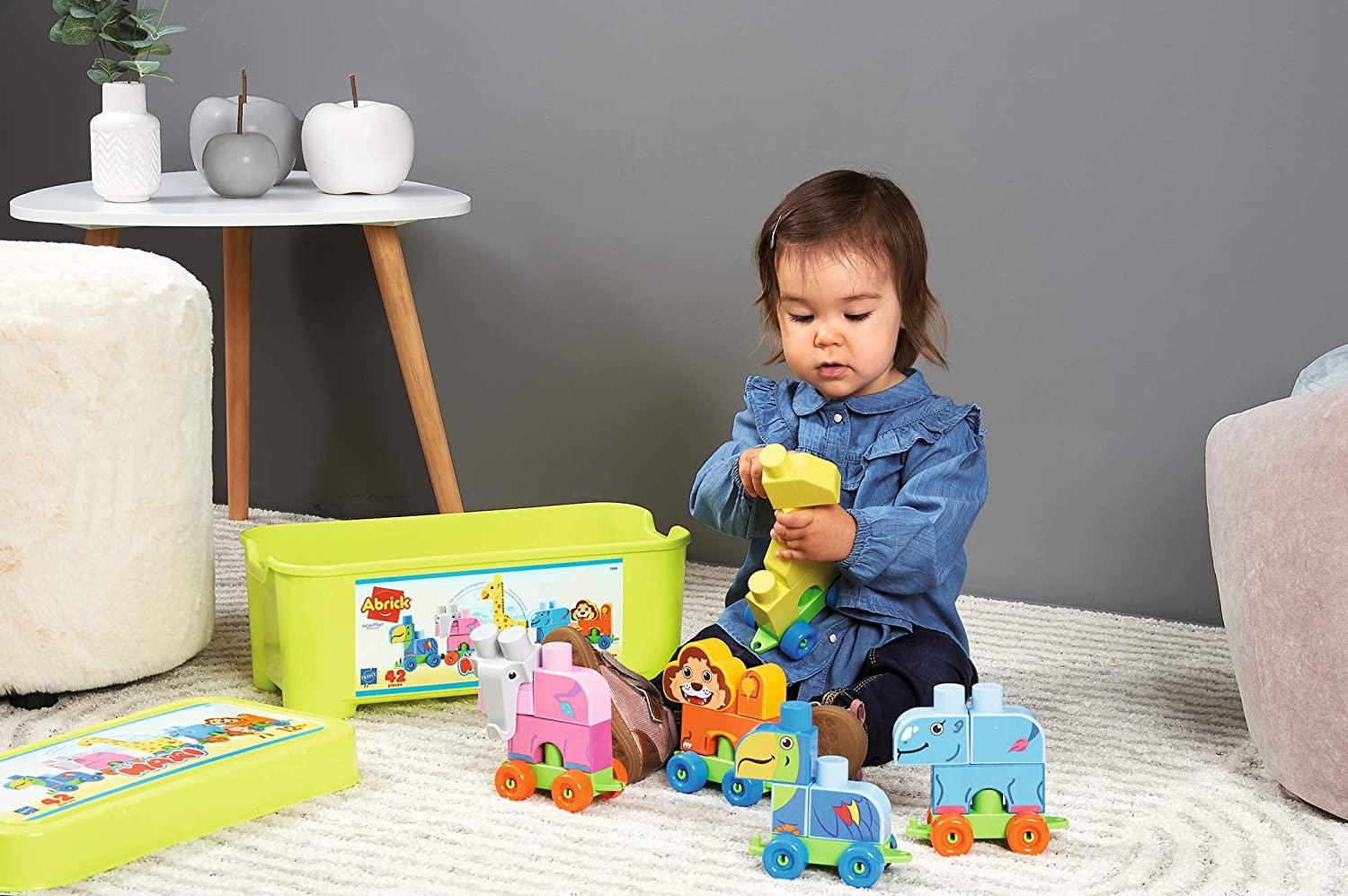 Ecoiffier - Les Maxi Animal Train - 42 Pieces