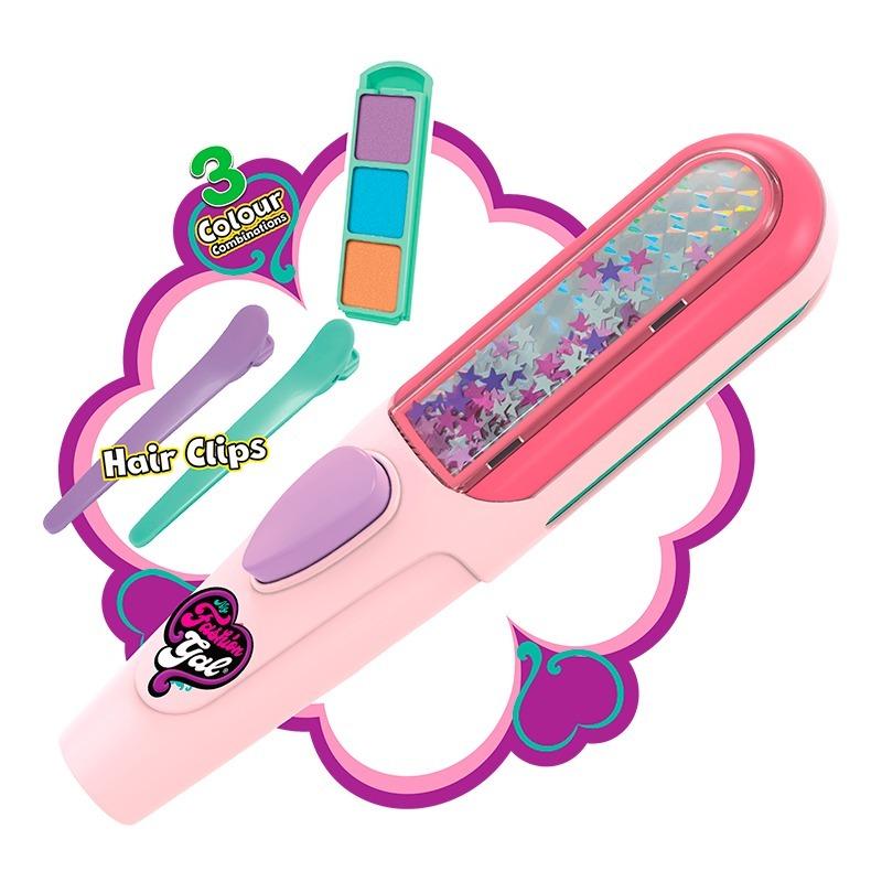 حزمة ماي فاشون جال طباشير الشعر + مجموعة مستحضرات التجميل جلامور