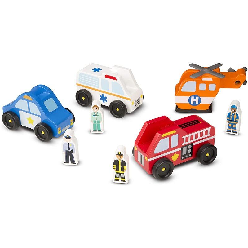 Melissa and Doug Emergency Vehicle Set