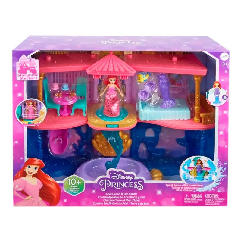 Disney Princess Ariel’s Stacking Castle Doll House with Small Doll