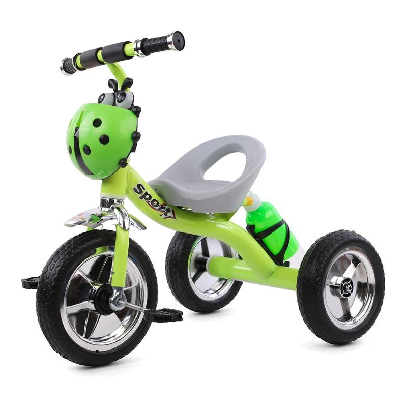 دراجة ثلاثية العجلات فيرست ستيب 019 مع سلة بلاستيكية خلفية