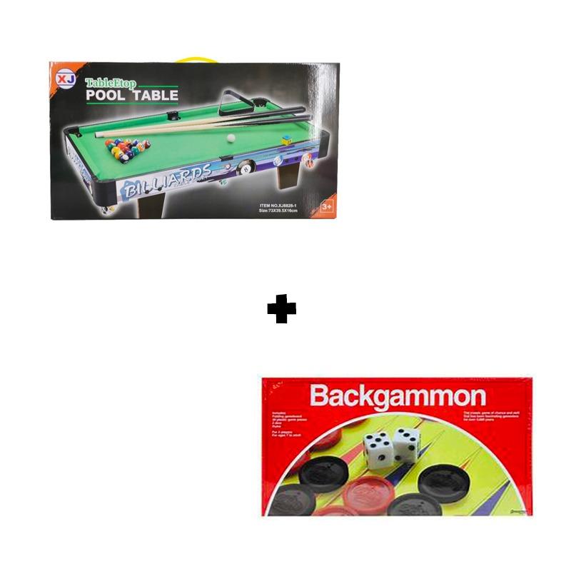 باقة ليلة العائلة - 2 (لعبة الطاولة العائلية + لعبة الطاولة من سنوكر )