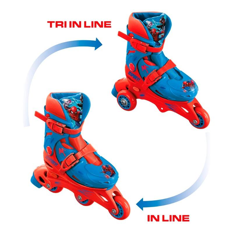 Mondo Spiderman Triple Skate Roller