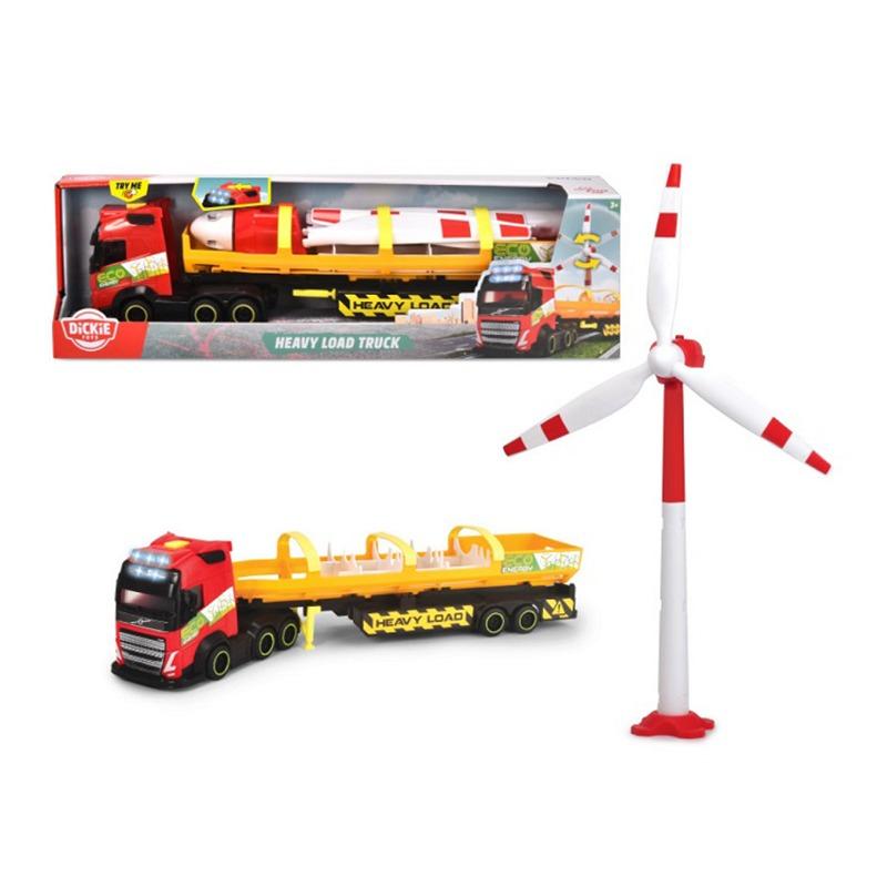 ديكي - شاحنة فولفو مع توربينات رياح