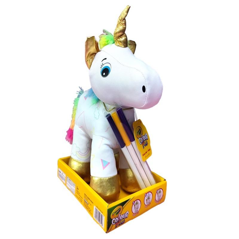 كرايولا - مجموعة تلوين قطيفة اليونيكورن