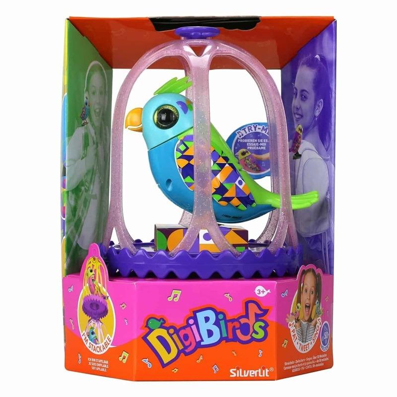 Silverlit DigiBirds Bird With Cage Single - Multicolors