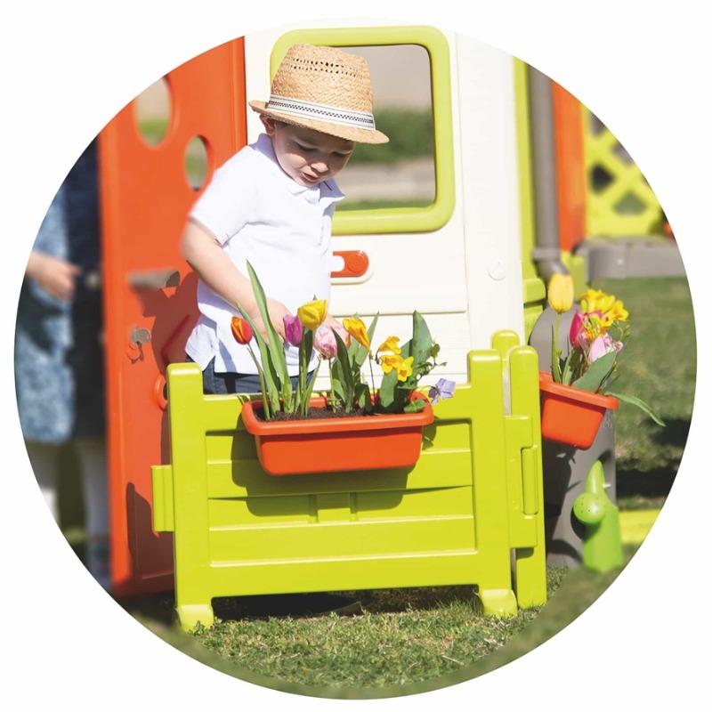 Smoby Garden Fence With Flower Boxes