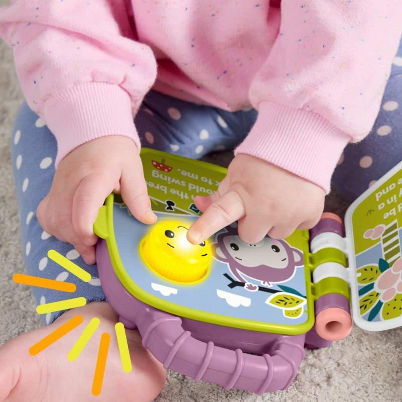 Fisher Price Purple Monkey Musical Storybook