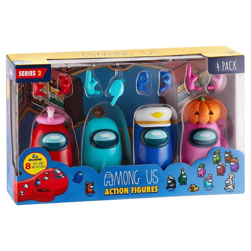 Among Us Action Figure Window - 4 Pack