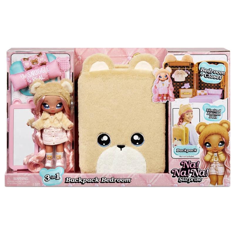 Na! Na! Na! Surprise 3-In-1 Backpack Bedroom Playset - Sarah Snuggles