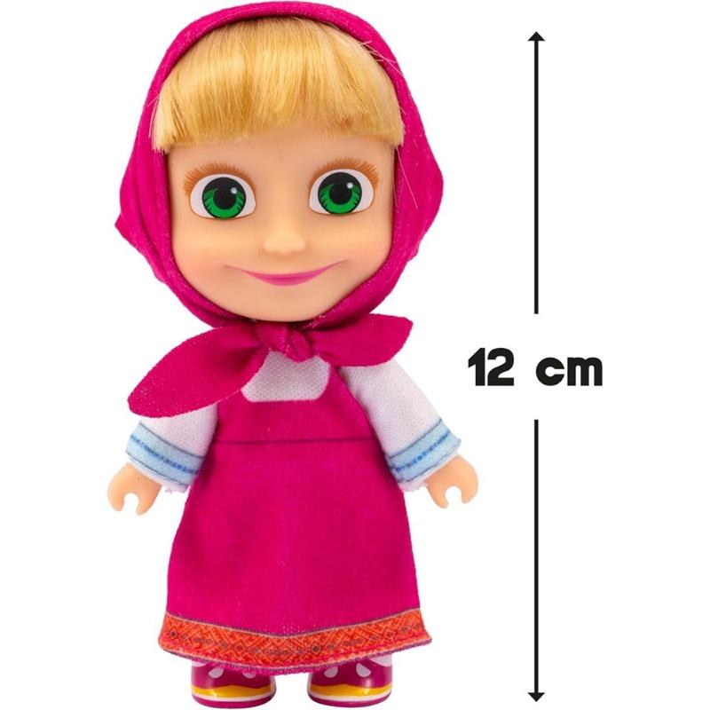 جيوتشي بريزوسي - مجموعة دمى قطيفة ماشا والدب 12 سم