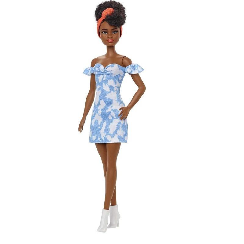 Barbie Fashionistas Doll - White And Blue Dress