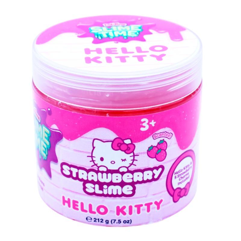 Hello Kitty Strawberry Slime Sing Can 12g