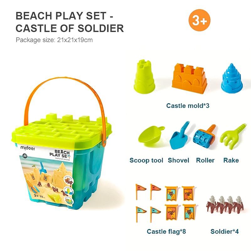 Mideer Versatile Beach Play Set - Castle of Soldier