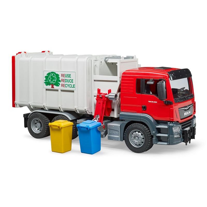 Bruder MAN TGS Side Loading Garbage Truck