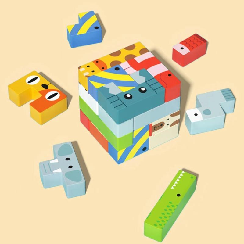 Animal Tetris Puzzel - 27 Pcs