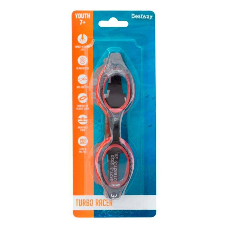 Bestway Turbo Racer Swim Goggles - Multicolor