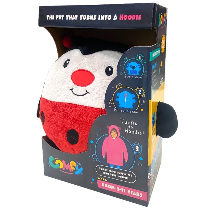 كومفي - هودي فرو بتصميم الدعسوقة مع دمية