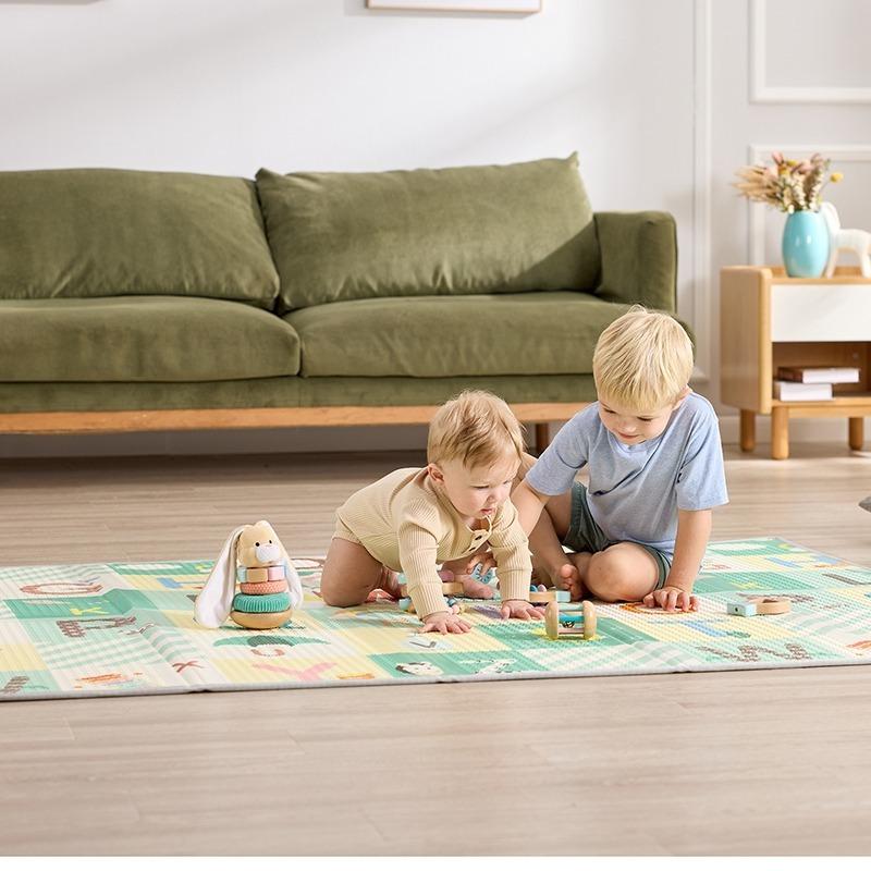 Alphabet Play Mat + Wooden Watch Bundle
