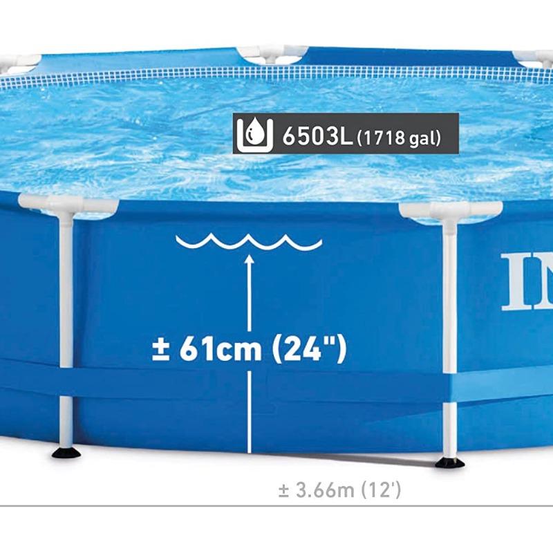 Intex - Metal Frame Pool with Filter Pump