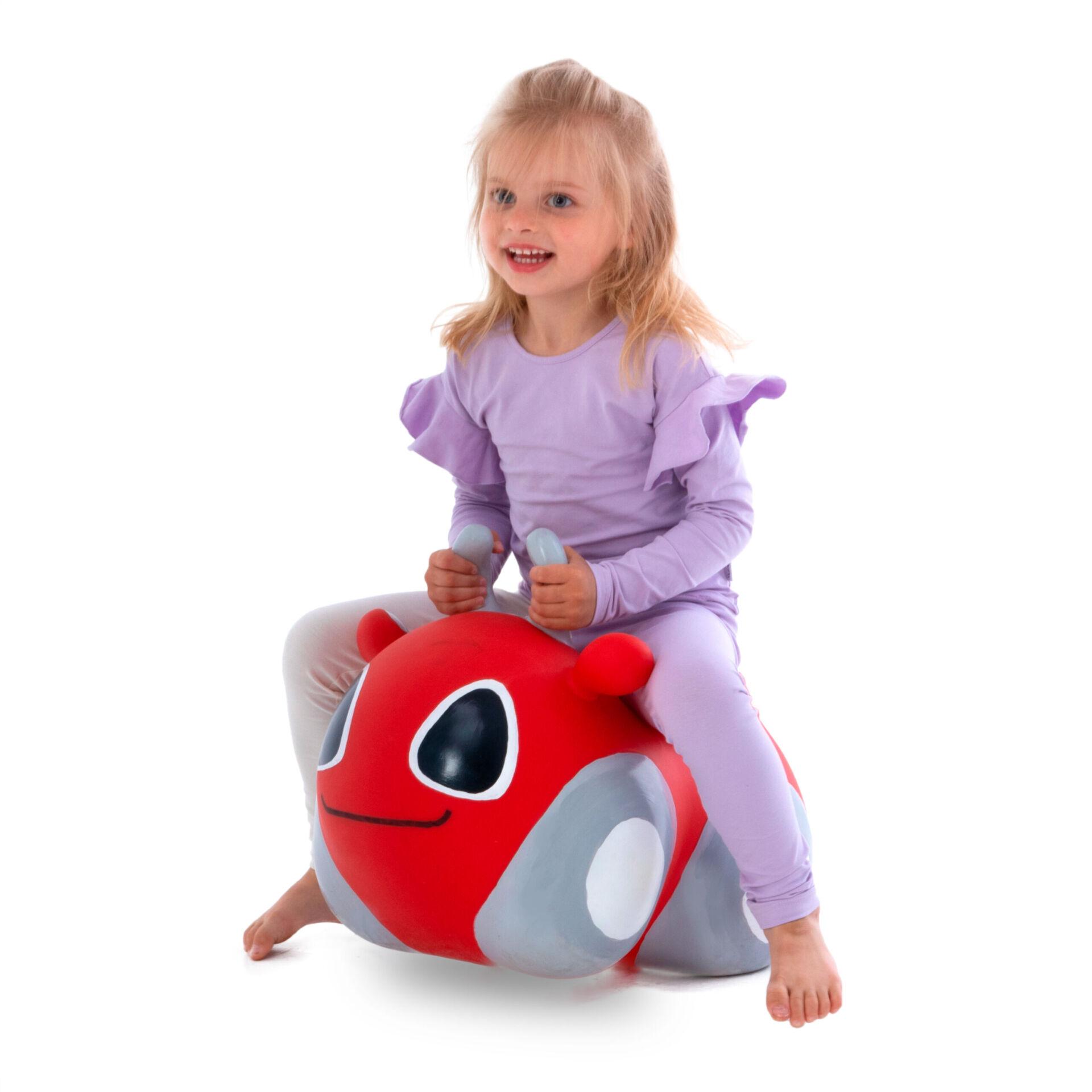 جيراردوس تويز - لعبة القفز القابلة للنفخ لون أحمر