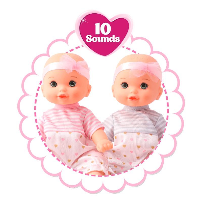 بيبي حبيبي - مجموعة لعب توأم تيني مقاس 8.5 بوصة